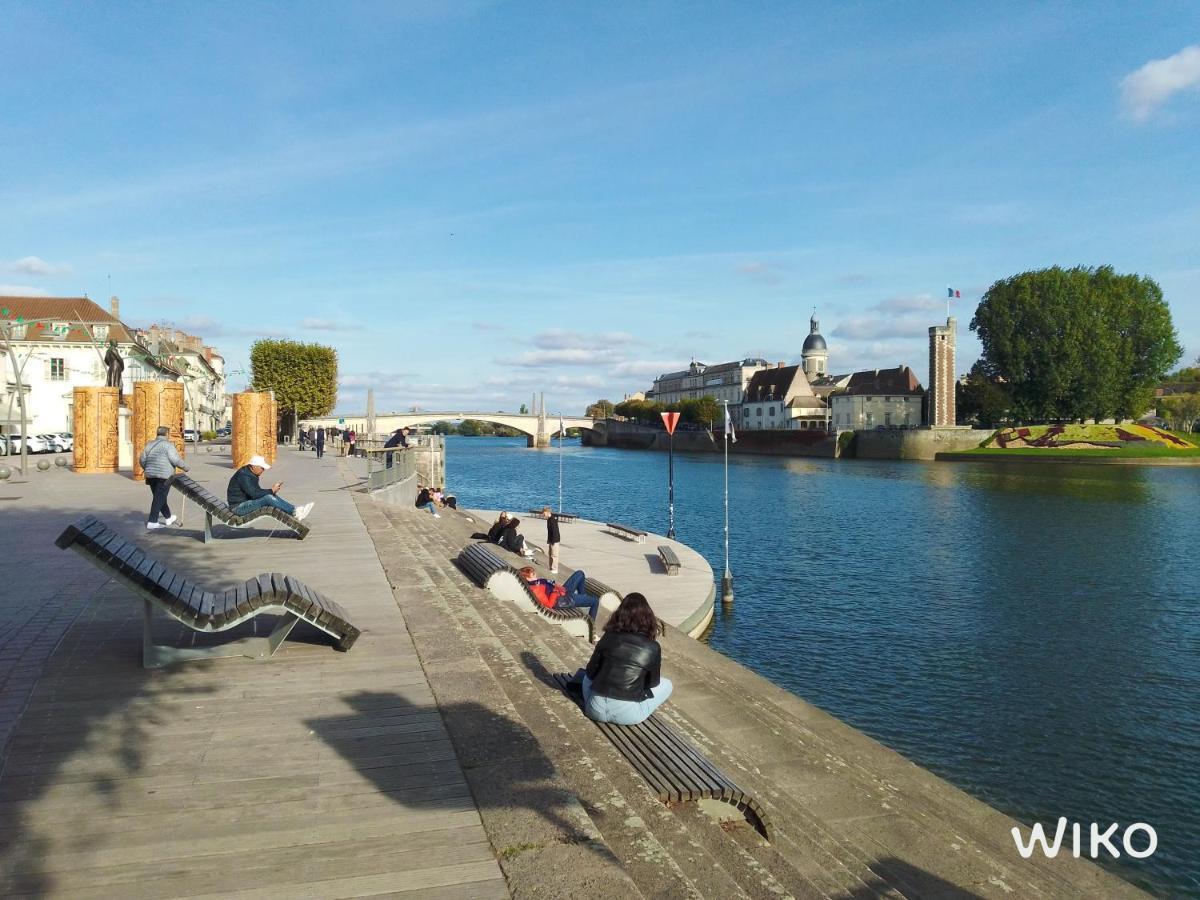F2 30M2 - Vue Exceptionnelle Sur La Vieille Ville Chalon-sur-Saône Exteriér fotografie